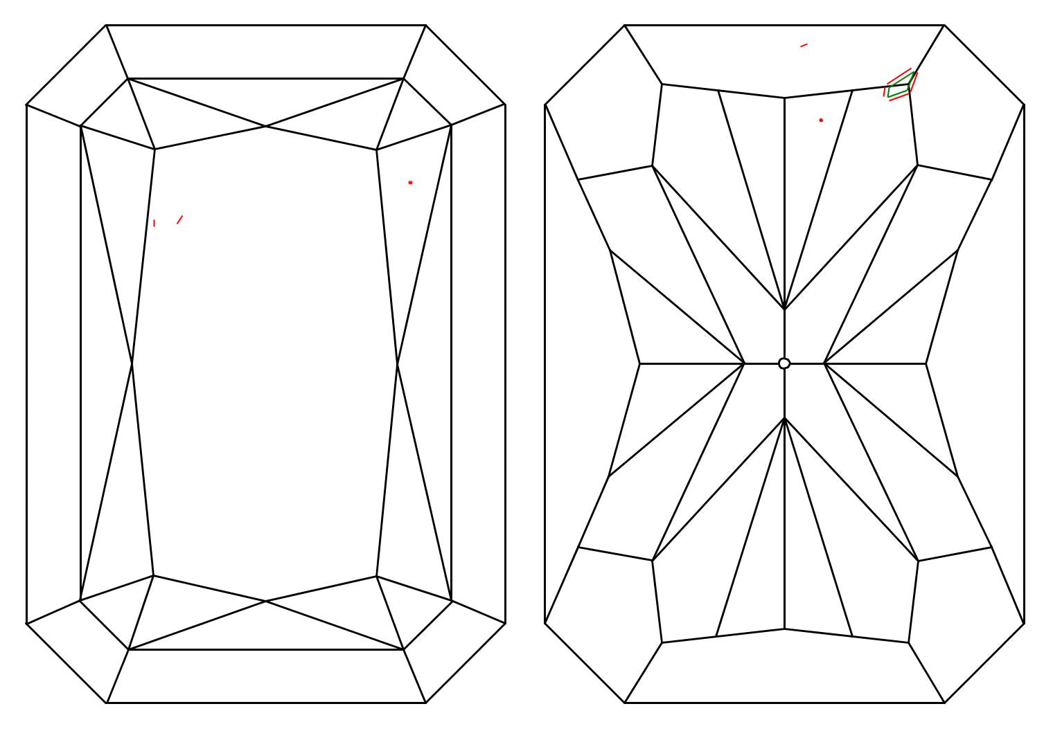 GIA 1.01 D-VVS2 Radiant Diamond