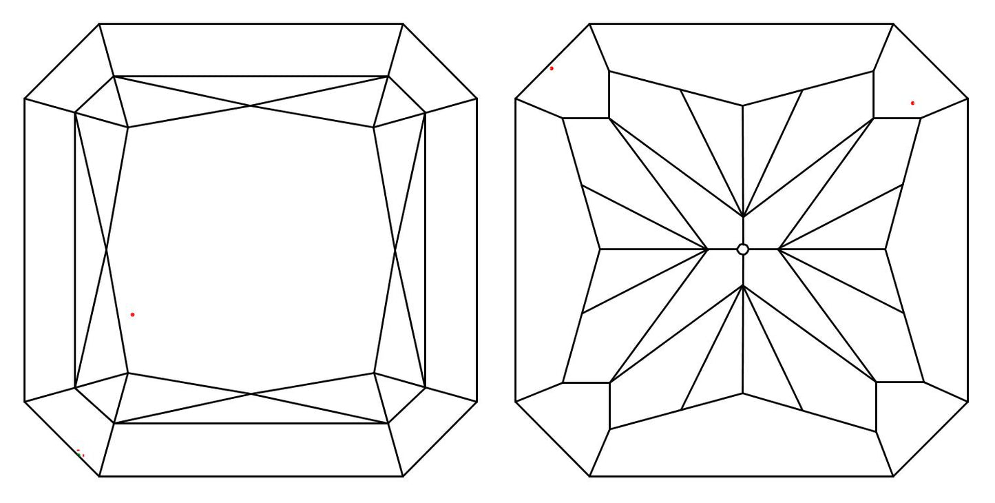 GIA 1.03 E-VVS1 Radiant Diamond