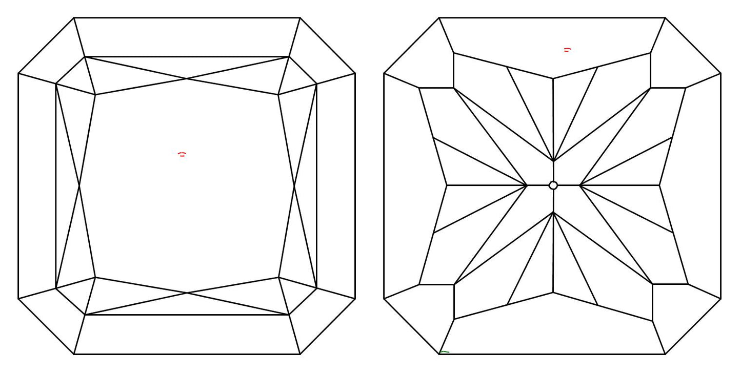 GIA 1.03 G-VVS2 Radiant Diamond