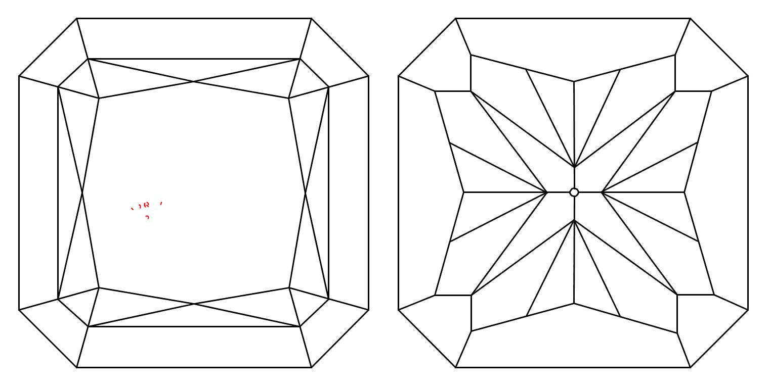GIA 1 H-VS1 Radiant Diamond