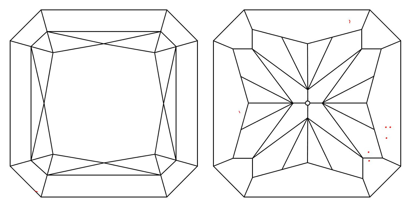 GIA 1.01 H-VVS1 Radiant Diamond