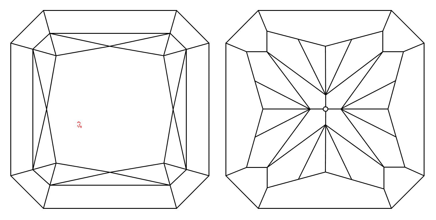 GIA 1.13 D-VVS2 Radiant Diamond