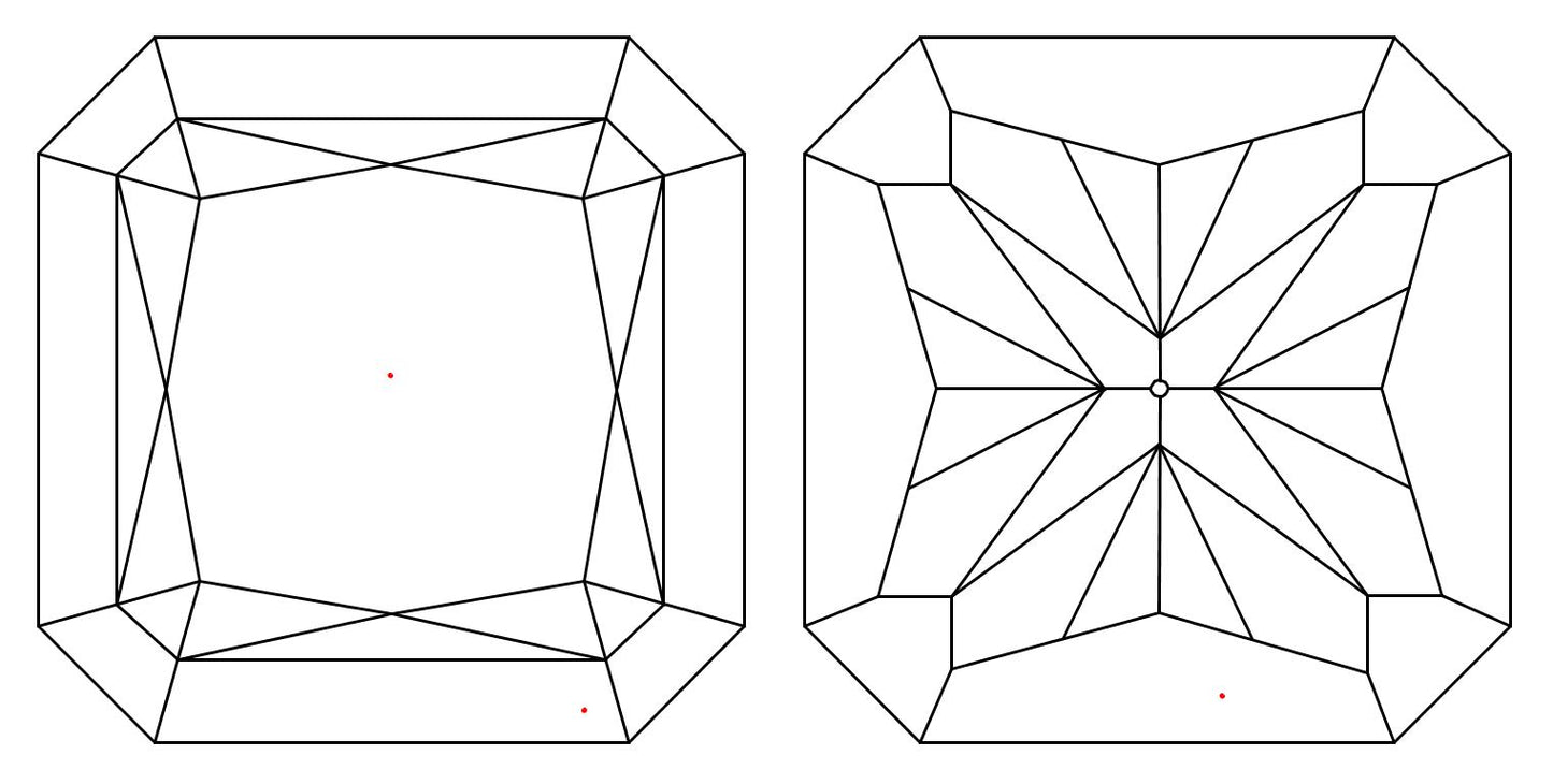 GIA 1.01 G-VVS2 Radiant Diamond