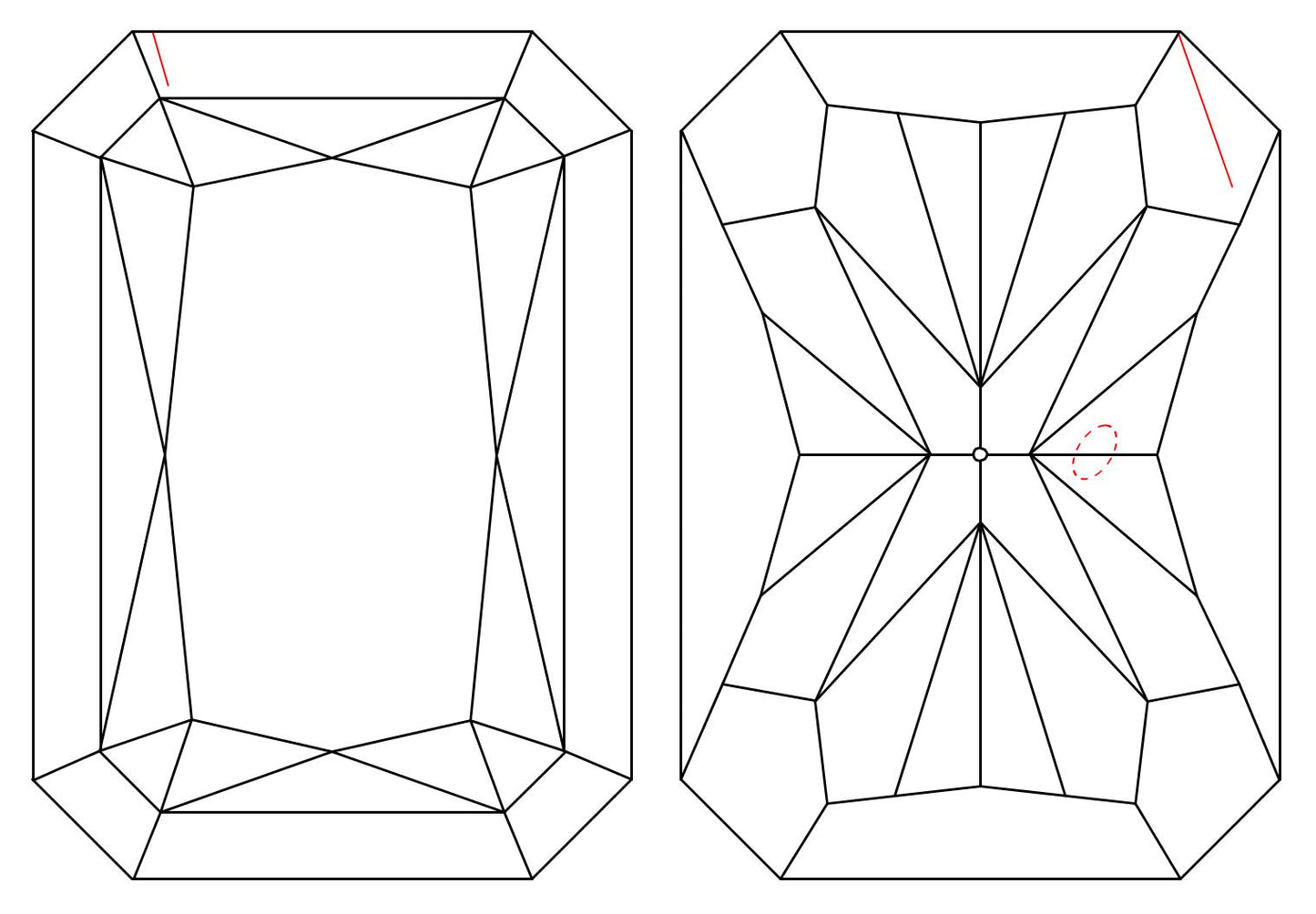GIA 1.02 F-SI1 Radiant Diamond