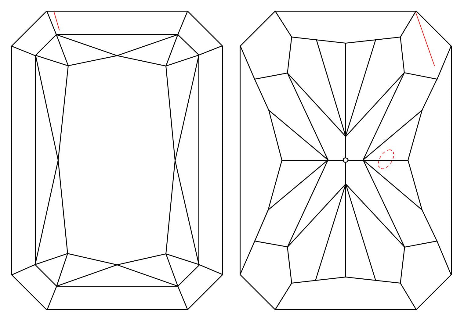 GIA 1.02 F-SI1 Radiant Diamond