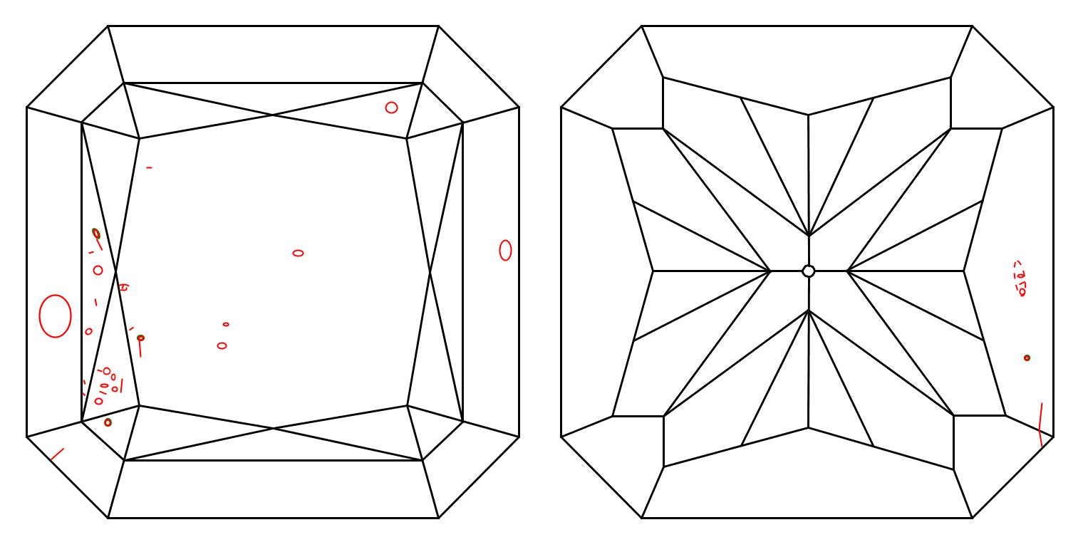 GIA 1.04 E-SI1 Radiant Diamond