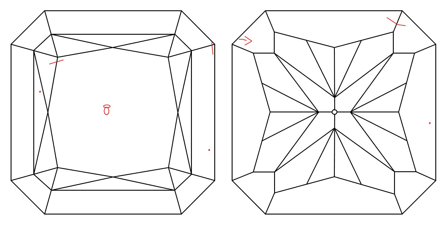 GIA 1.05 H-VS2 Radiant Diamond