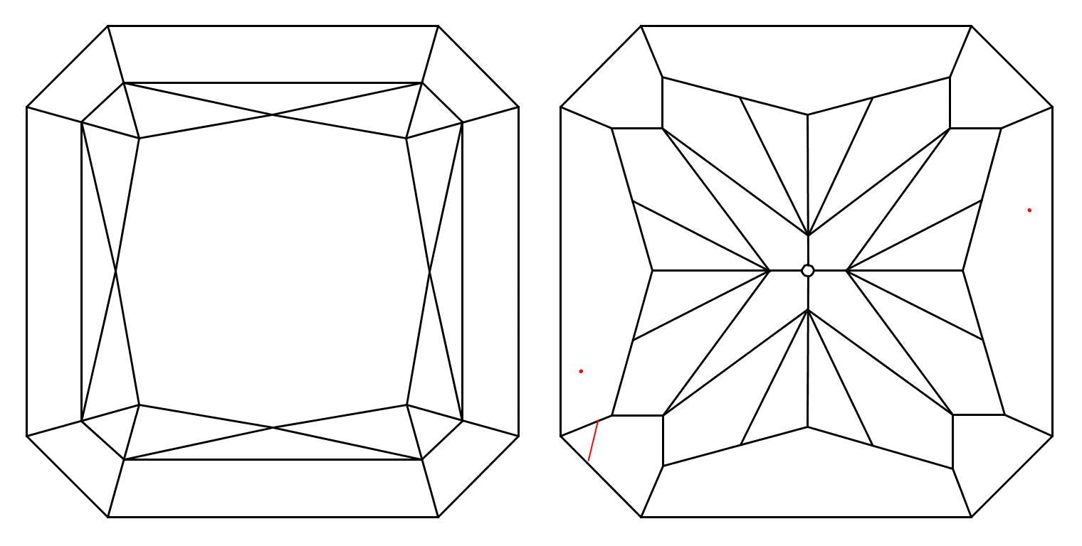 GIA 1 H-VS1 Radiant Diamond