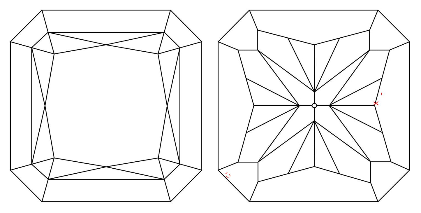 GIA 1.01 F-VVS1 Radiant Diamond