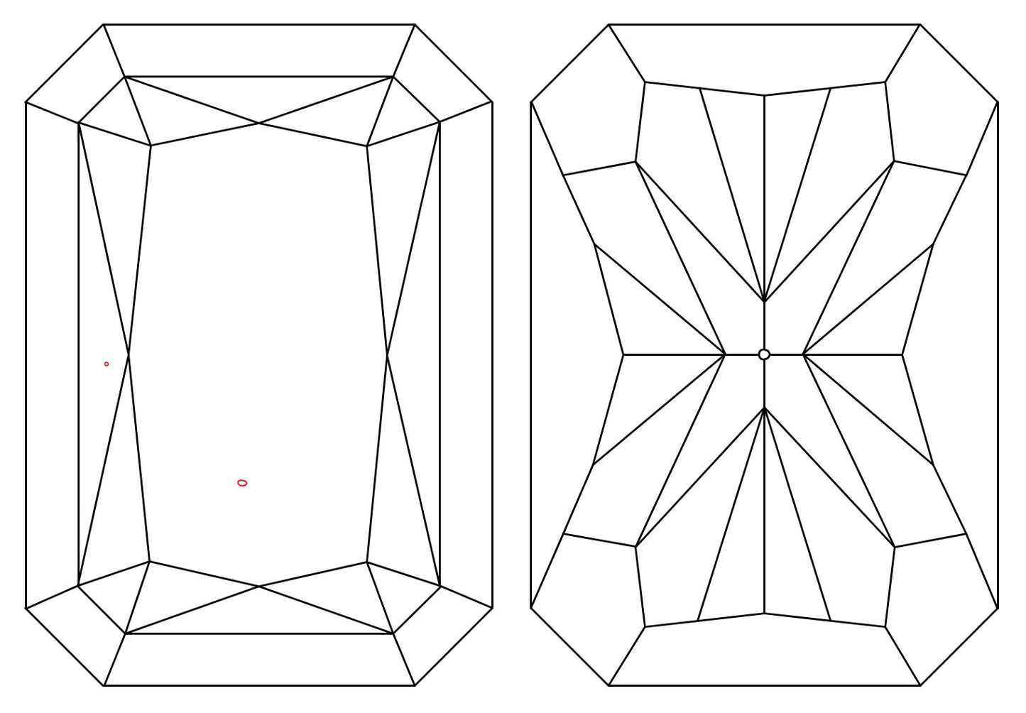 GIA 1.01 E-VS1 Radiant Diamond