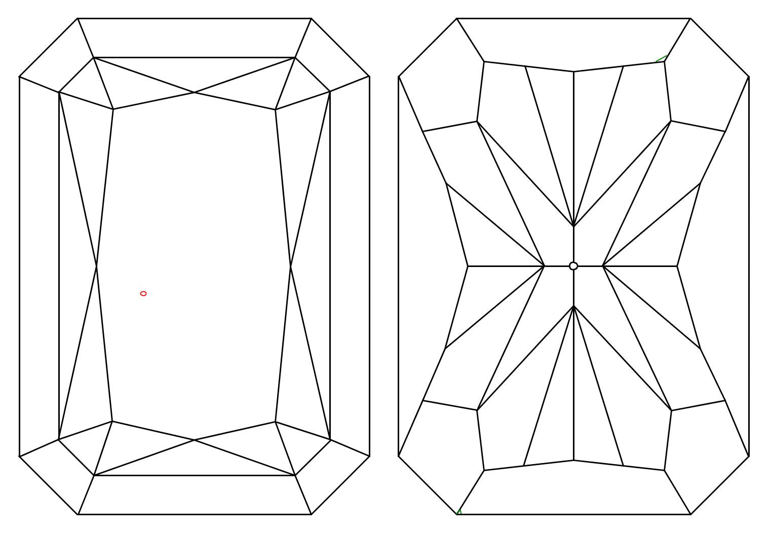 GIA 1.01 H-VS1 Radiant Diamond