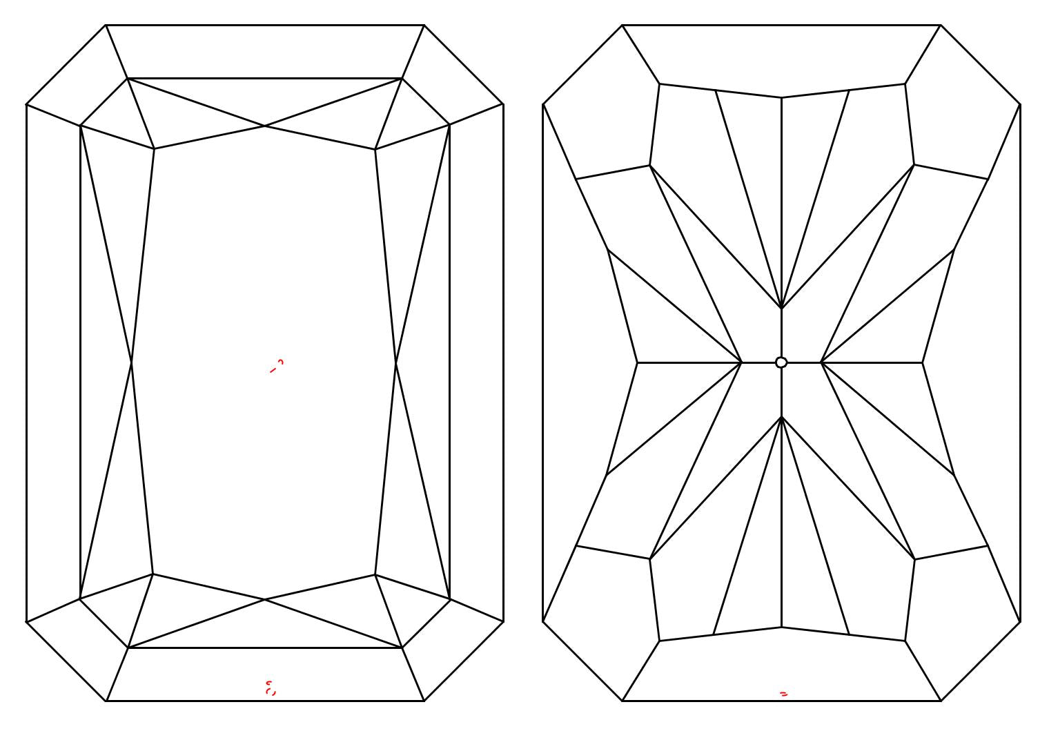 GIA 1 I-VVS2 Radiant Diamond