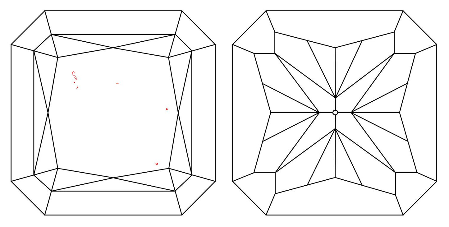 GIA 1.02 H-VS1 Radiant Diamond