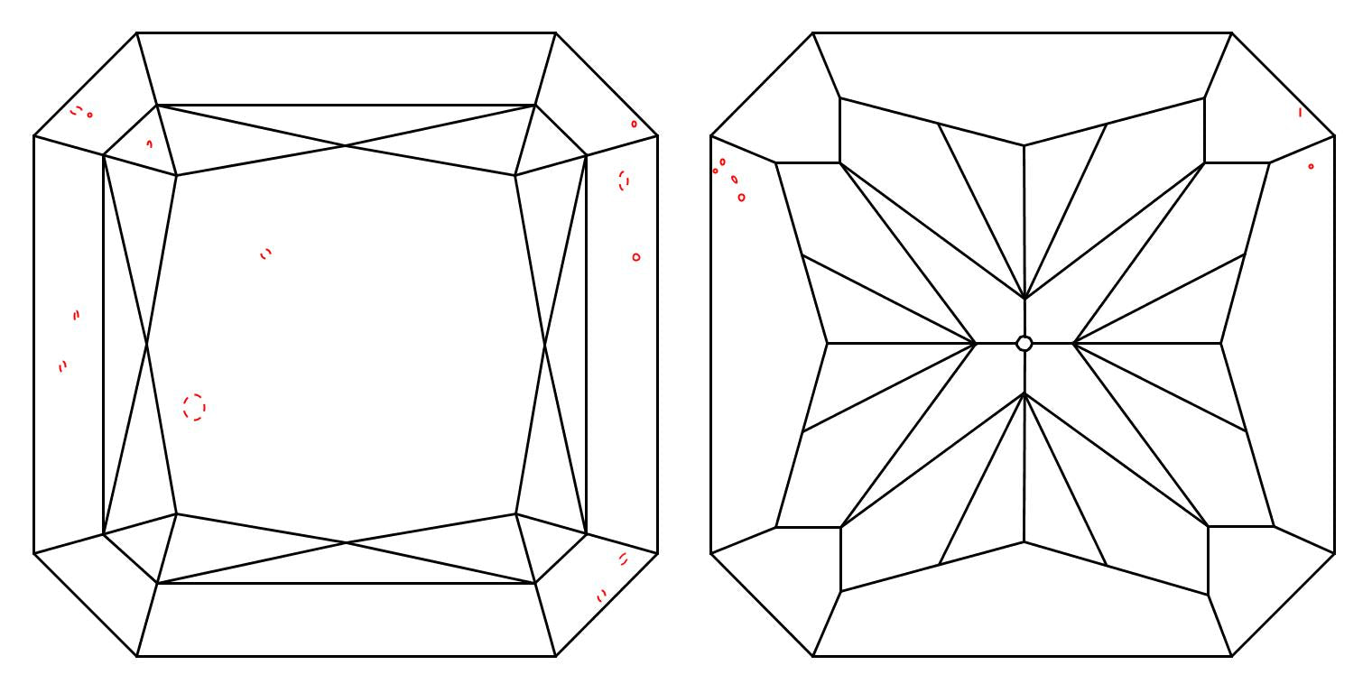 GIA 1 H-VS1 Radiant Diamond