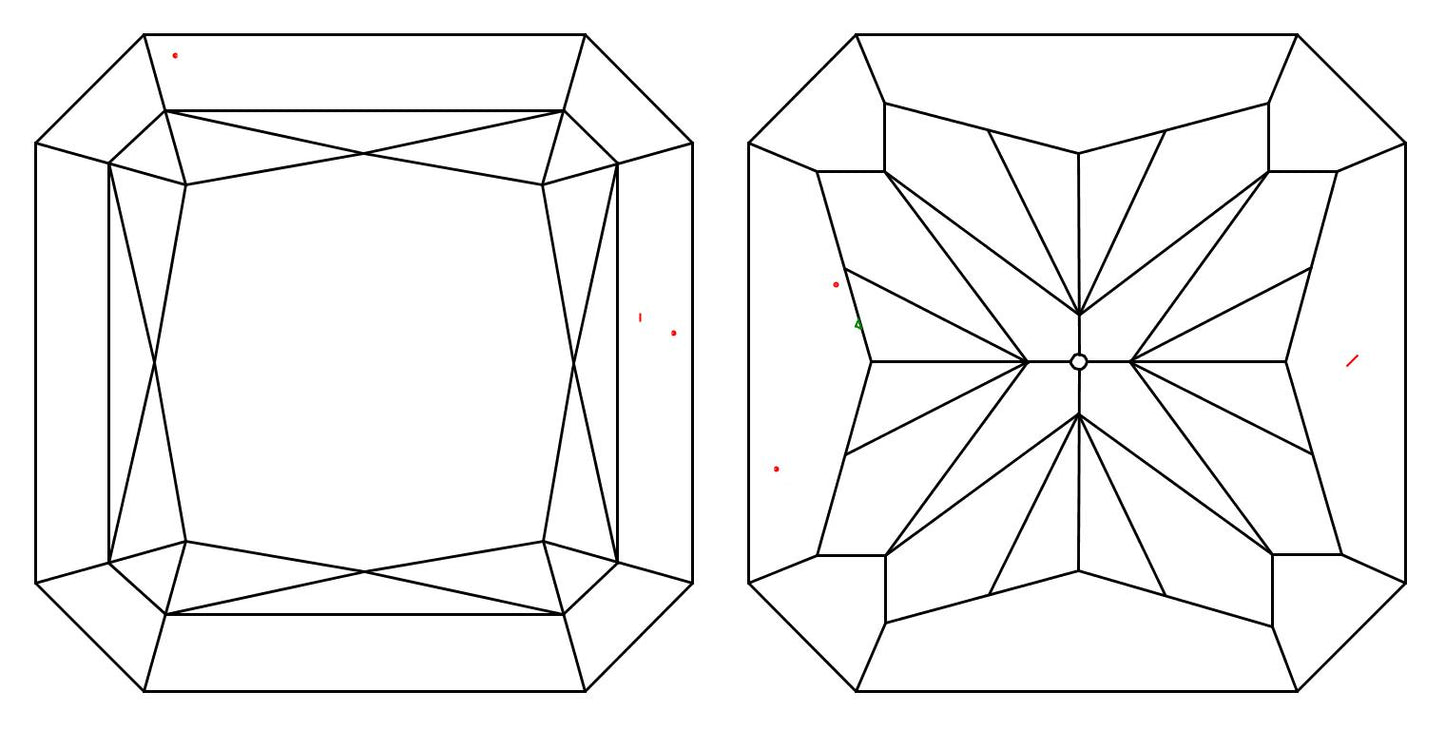 GIA 1.01 G-VVS2 Radiant Diamond