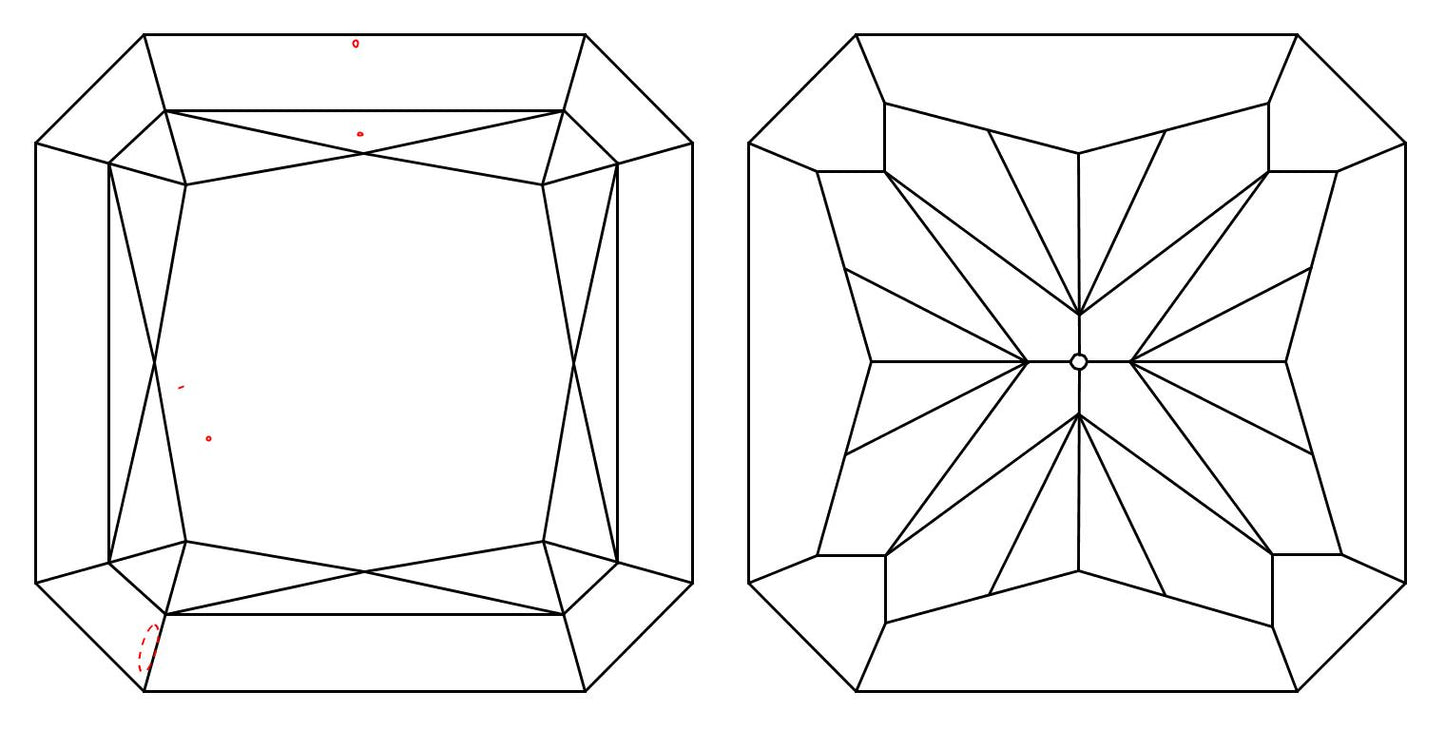 GIA 1.02 H-VS1 Radiant Diamond