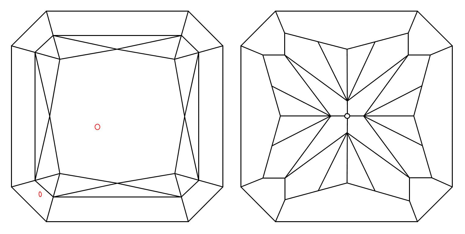 GIA 1 D-SI1 Radiant Diamond