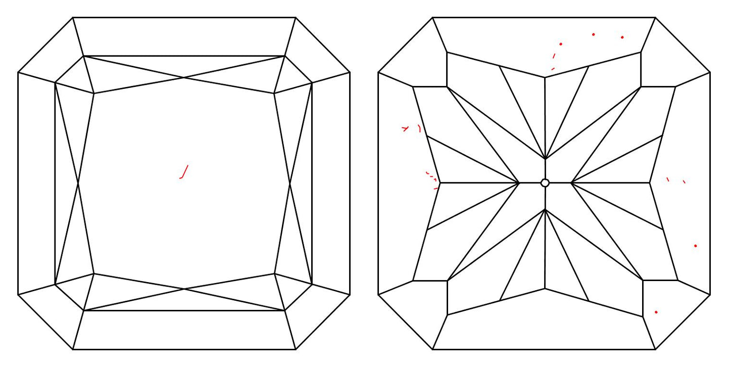 GIA 1 I-VVS2 Radiant Diamond