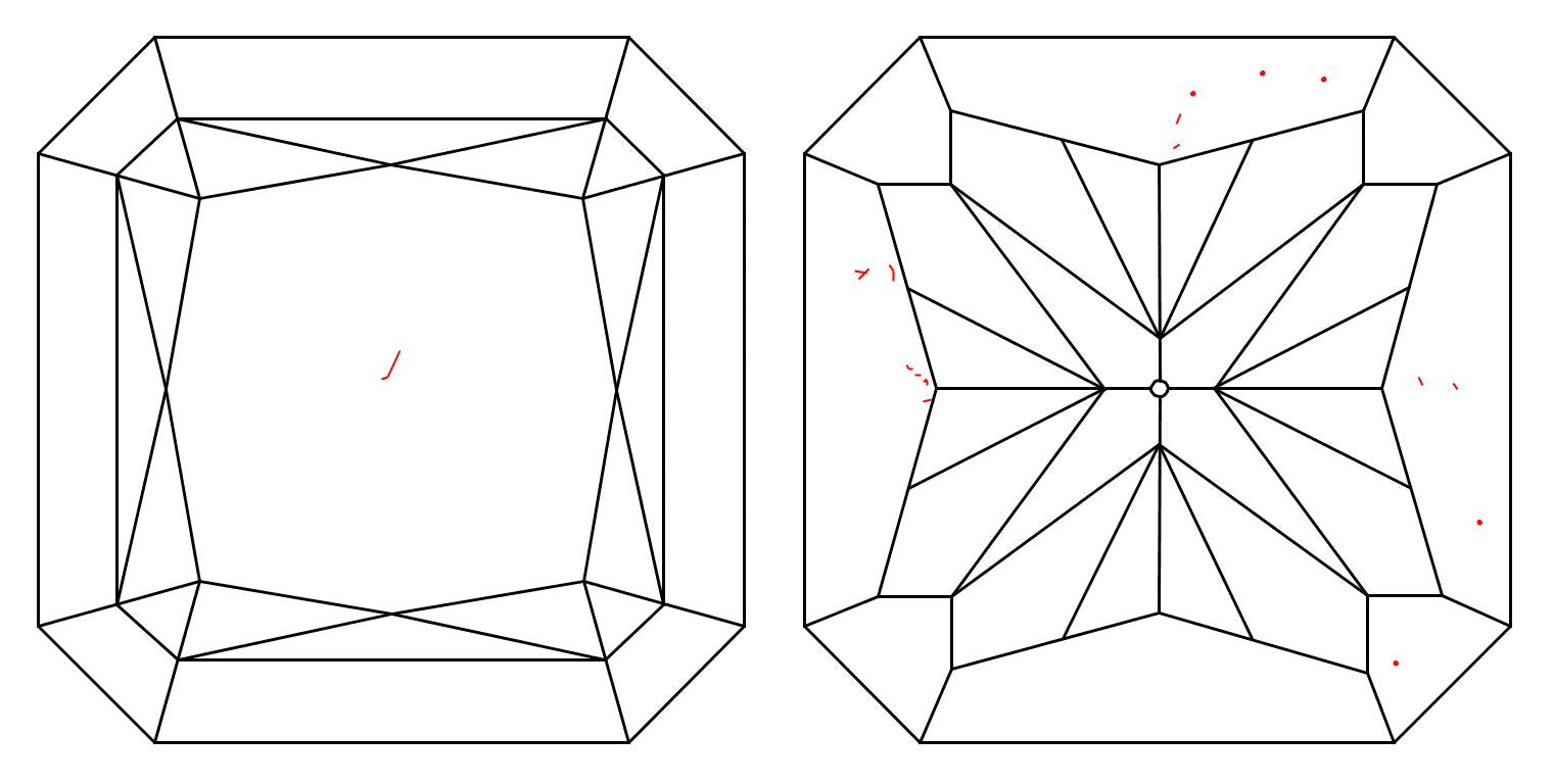 GIA 1 I-VVS2 Radiant Diamond