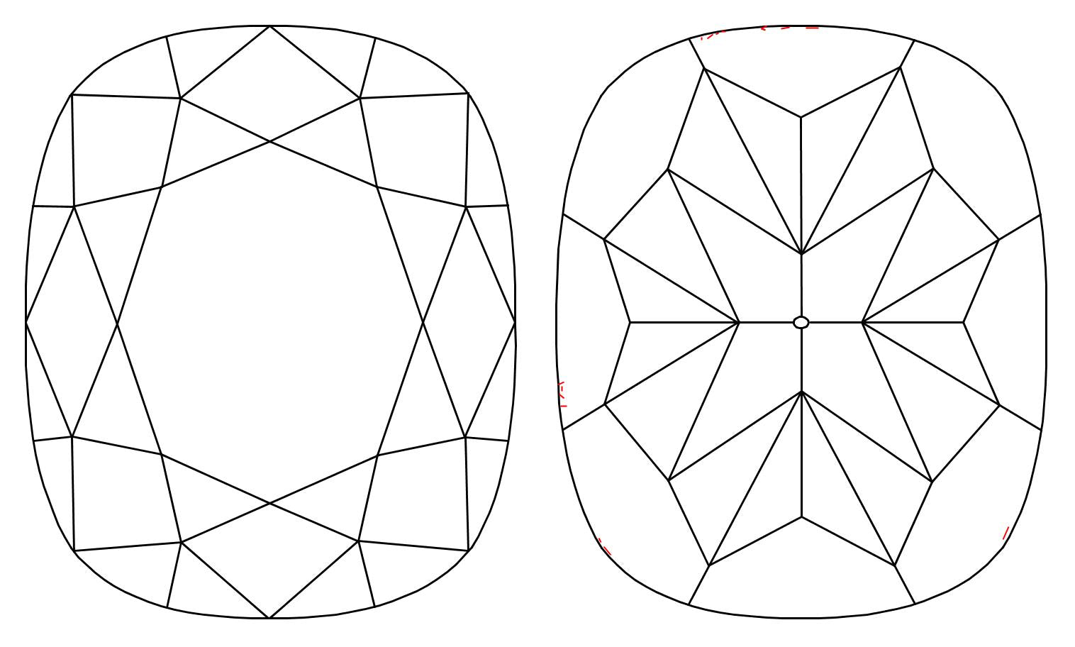 GIA 1.01 E-VVS1 Cushion Diamond