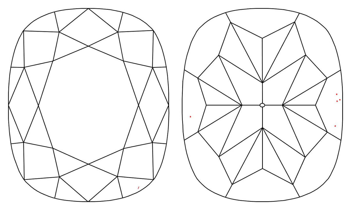 GIA 1.03 E-VVS1 Cushion Diamond
