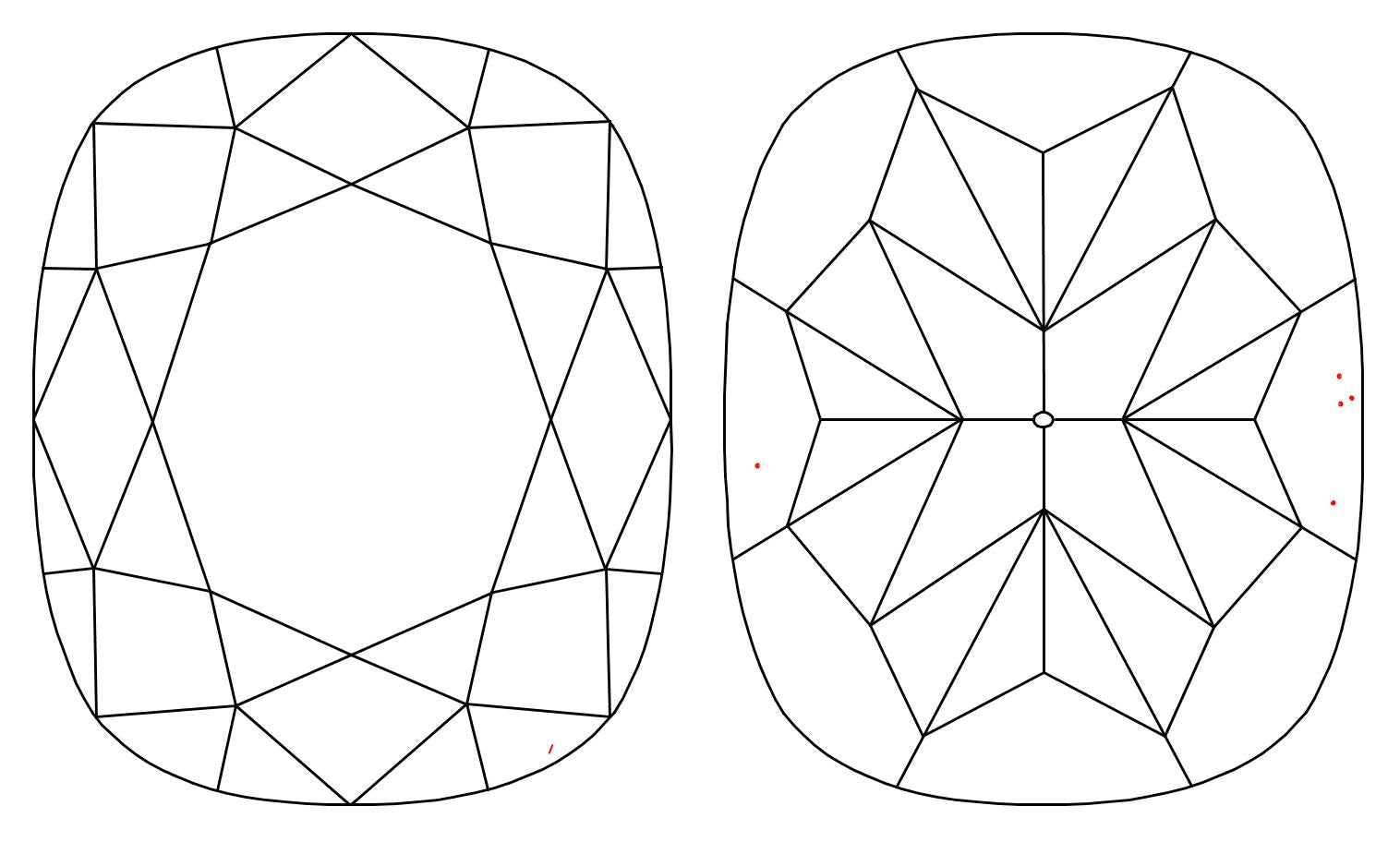 GIA 1.03 E-VVS1 Cushion Diamond