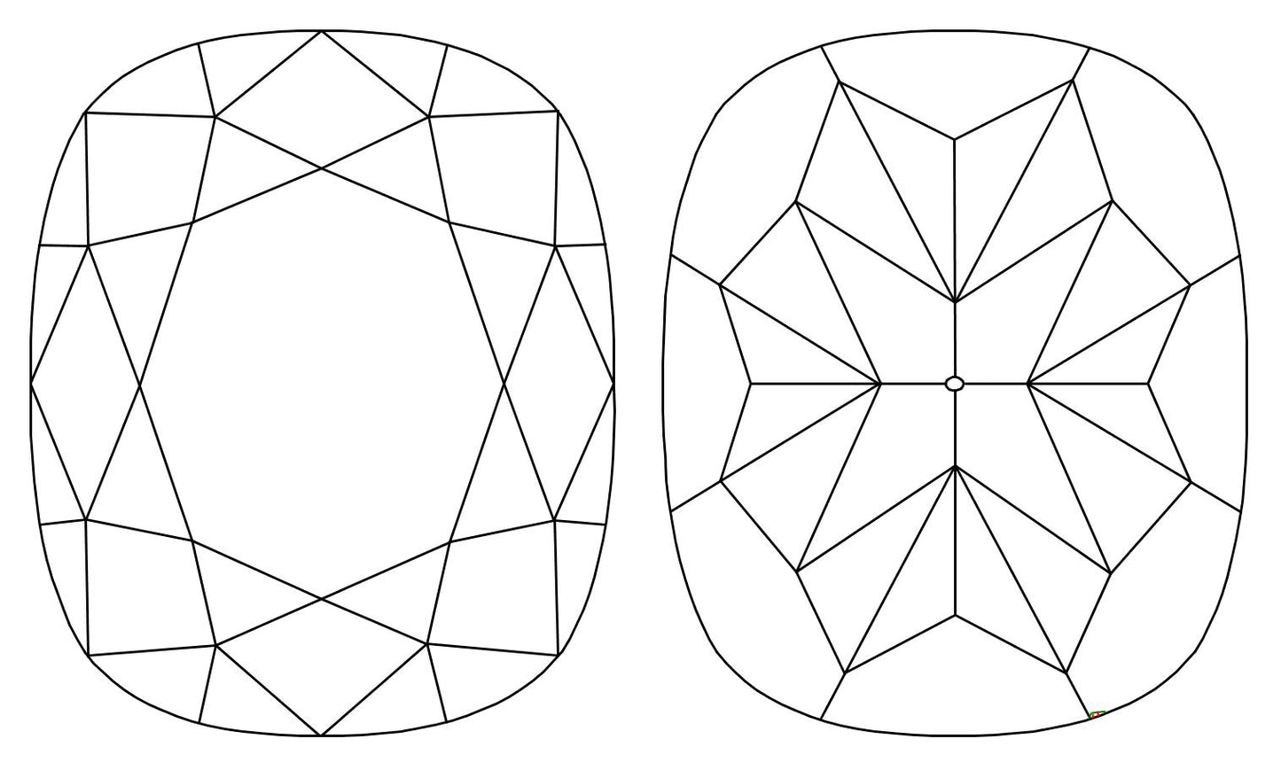GIA 1.05 I-VVS1 Cushion Diamond
