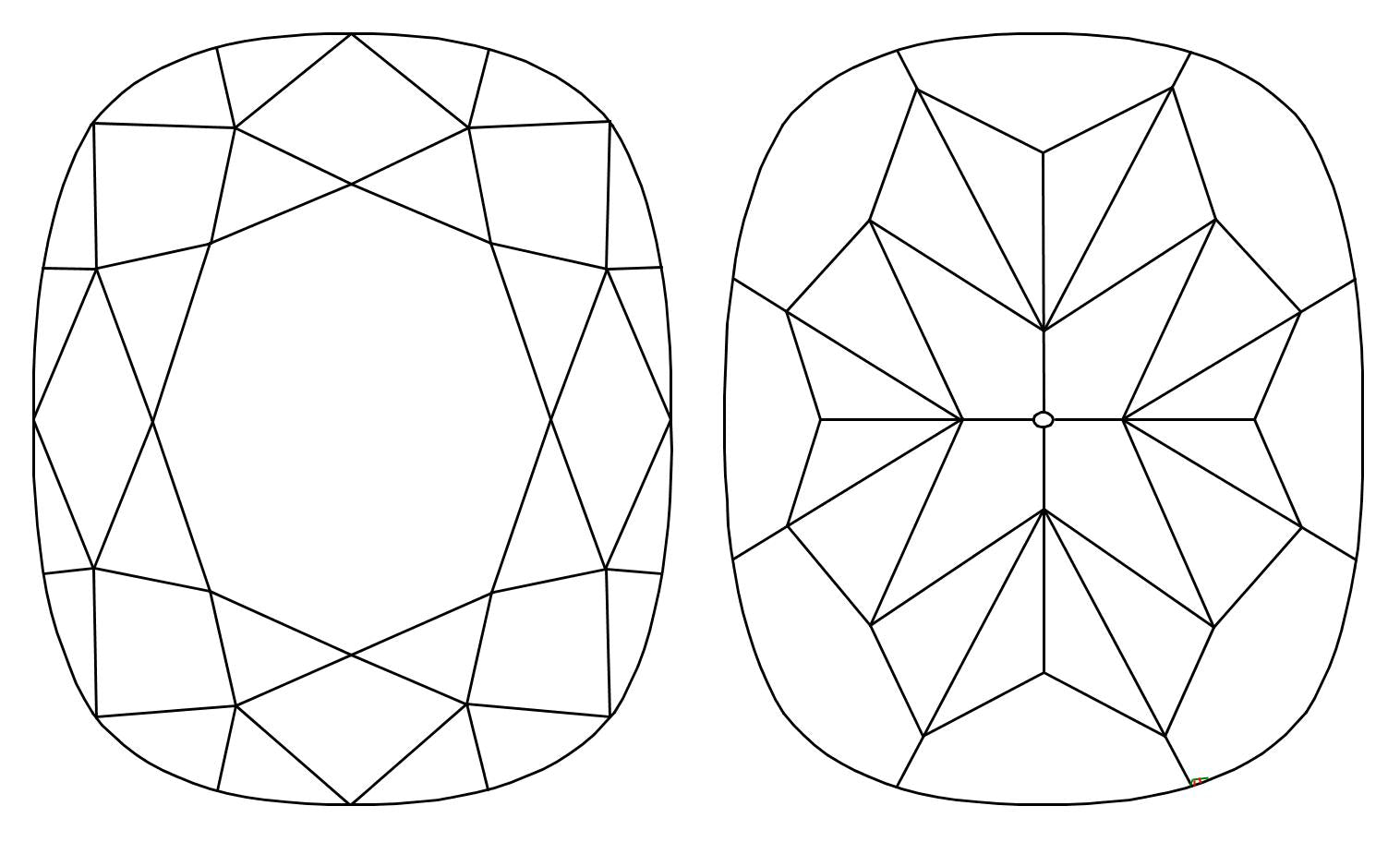 GIA 1.05 I-VVS1 Cushion Diamond