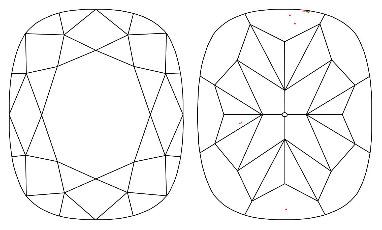 GIA 1.01 E-VVS2 Cushion Diamond