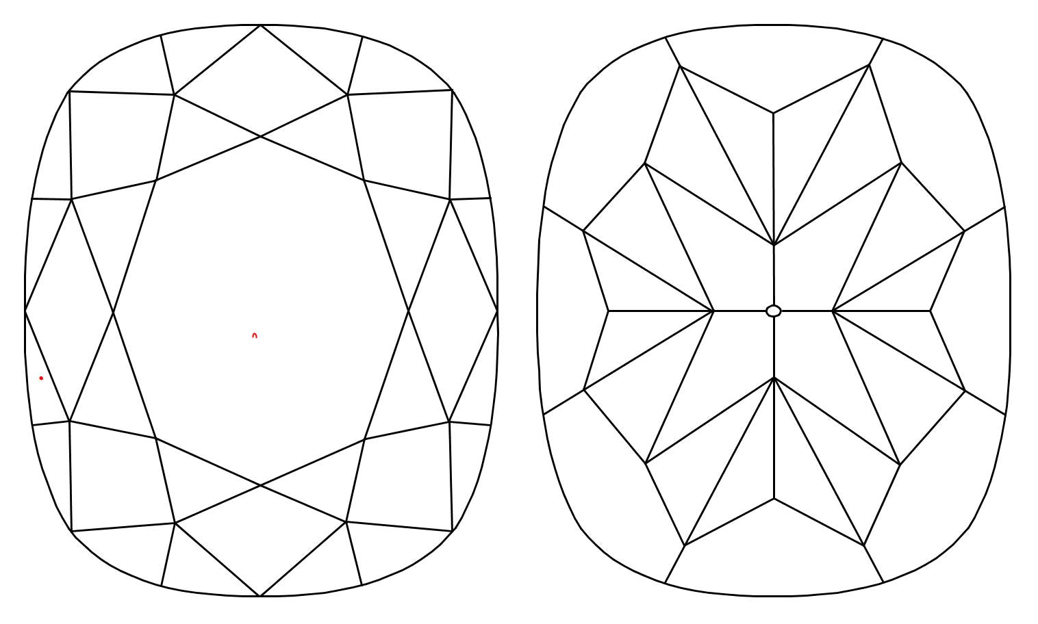 GIA 1.04 E-VVS2 Cushion Diamond