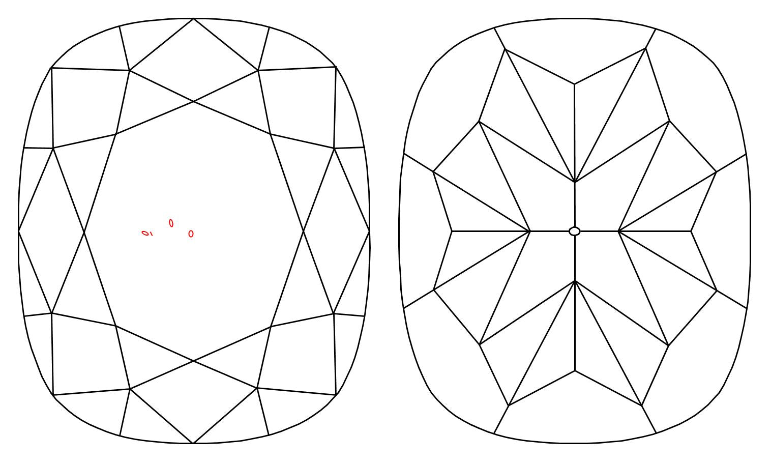 GIA 1 F-VS1 Cushion Diamond