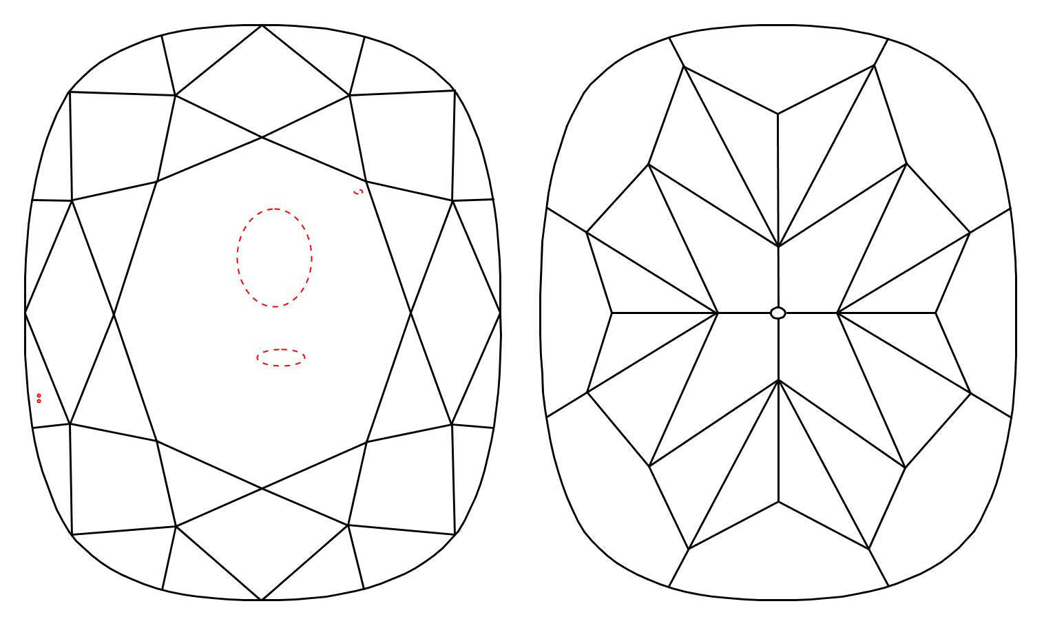 GIA 1.06 E-VS1 Cushion Diamond