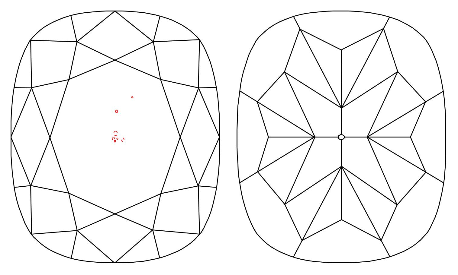 GIA 1.01 H-VS1 Cushion Diamond