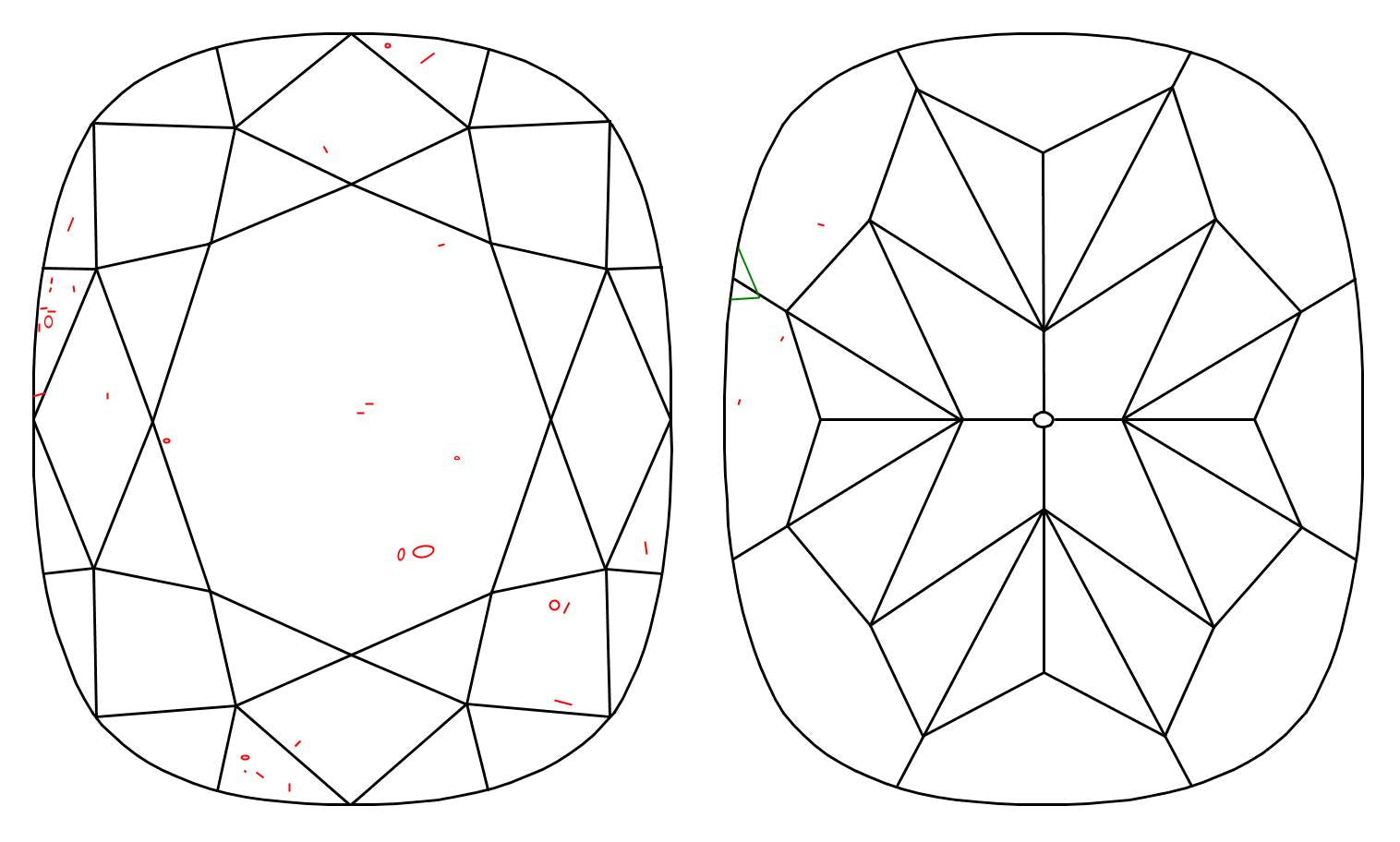 GIA 1.01 D-VS2 Cushion Diamond