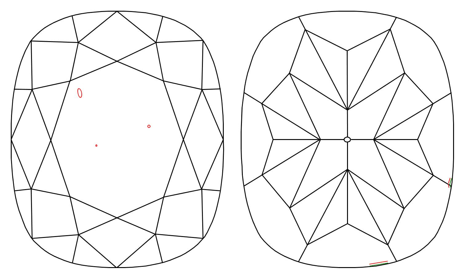 GIA 1.03 D-VS2 Cushion Diamond