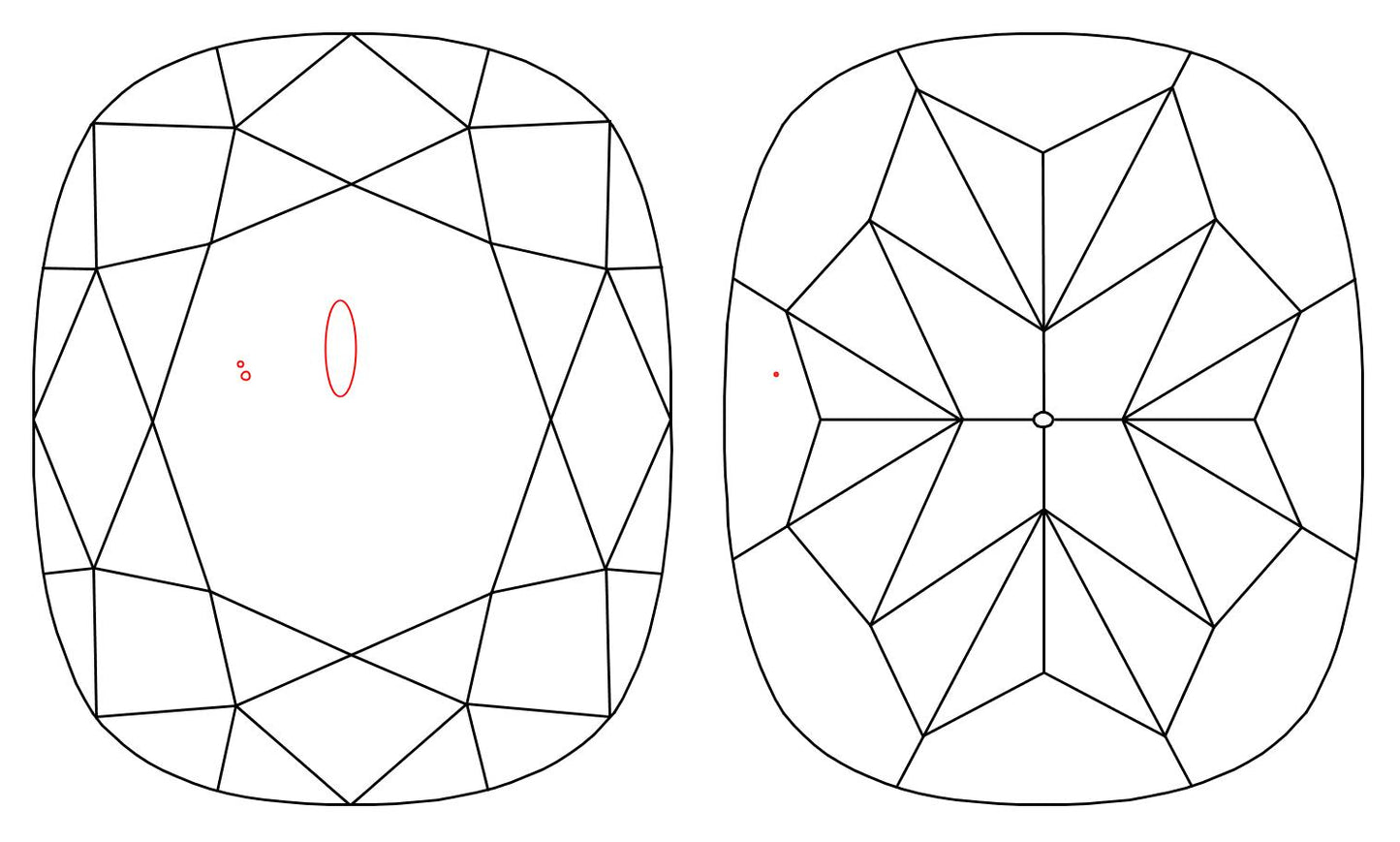 GIA 1.02 F-SI1 Cushion Diamond