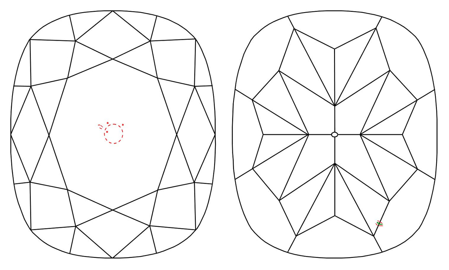 GIA 1.03 J-SI1 Cushion Diamond