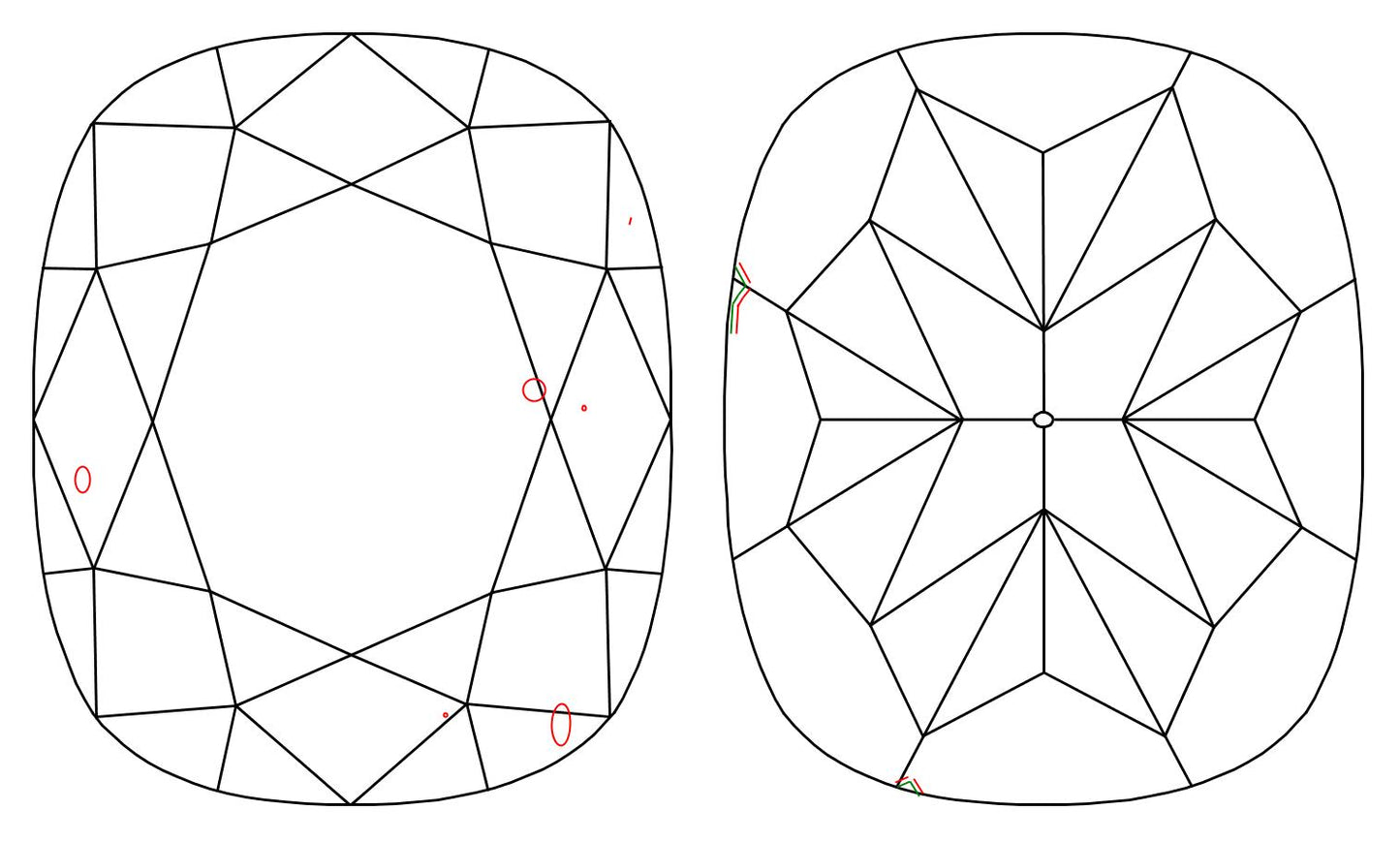 GIA 1.02 D-SI1 Cushion Diamond