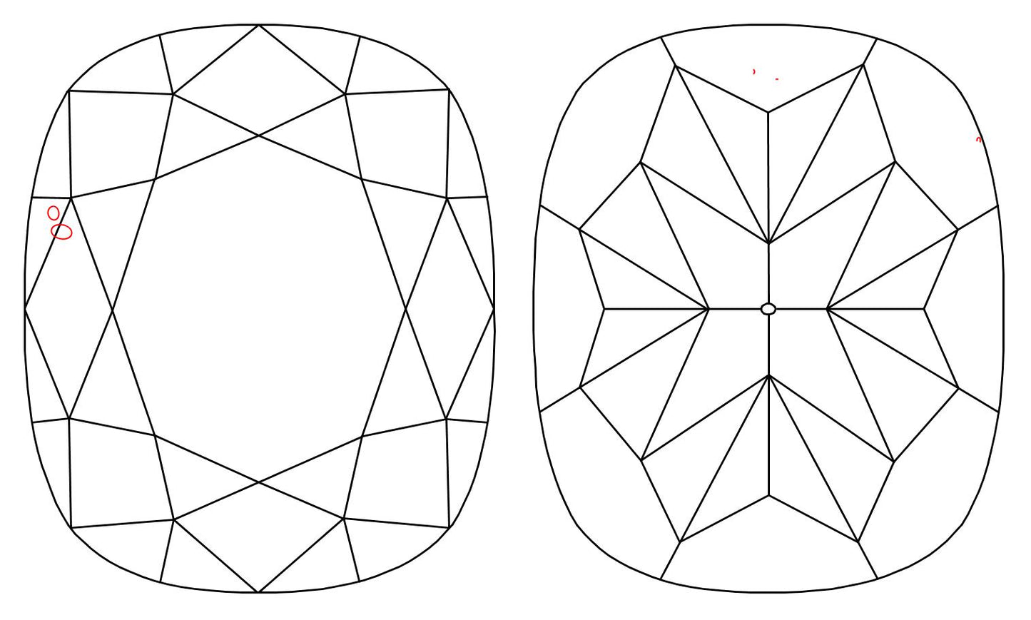 GIA 1 F-SI1 Cushion Diamond