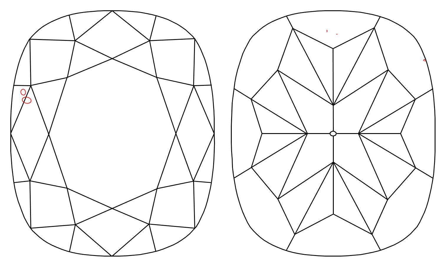 GIA 1 F-SI1 Cushion Diamond