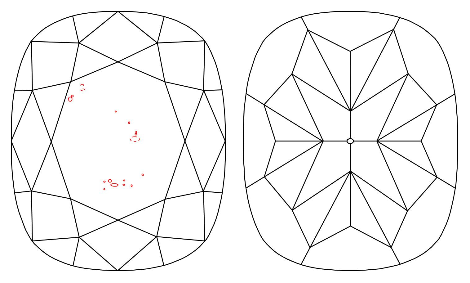 GIA 1.01 F-SI1 Cushion Diamond