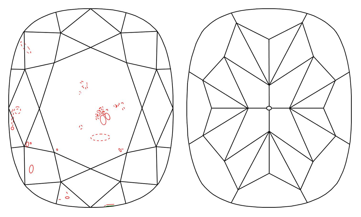 GIA 1.01 I-SI2 Cushion Diamond