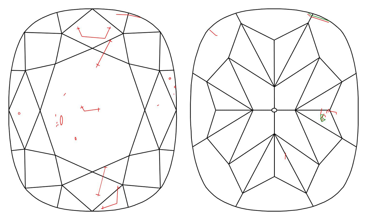 GIA 1.01 I-SI1 Cushion Diamond