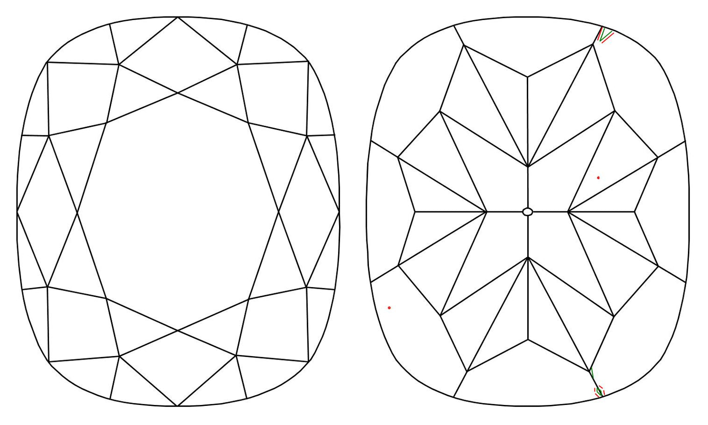 GIA 1.03 D-VS1 Cushion Diamond