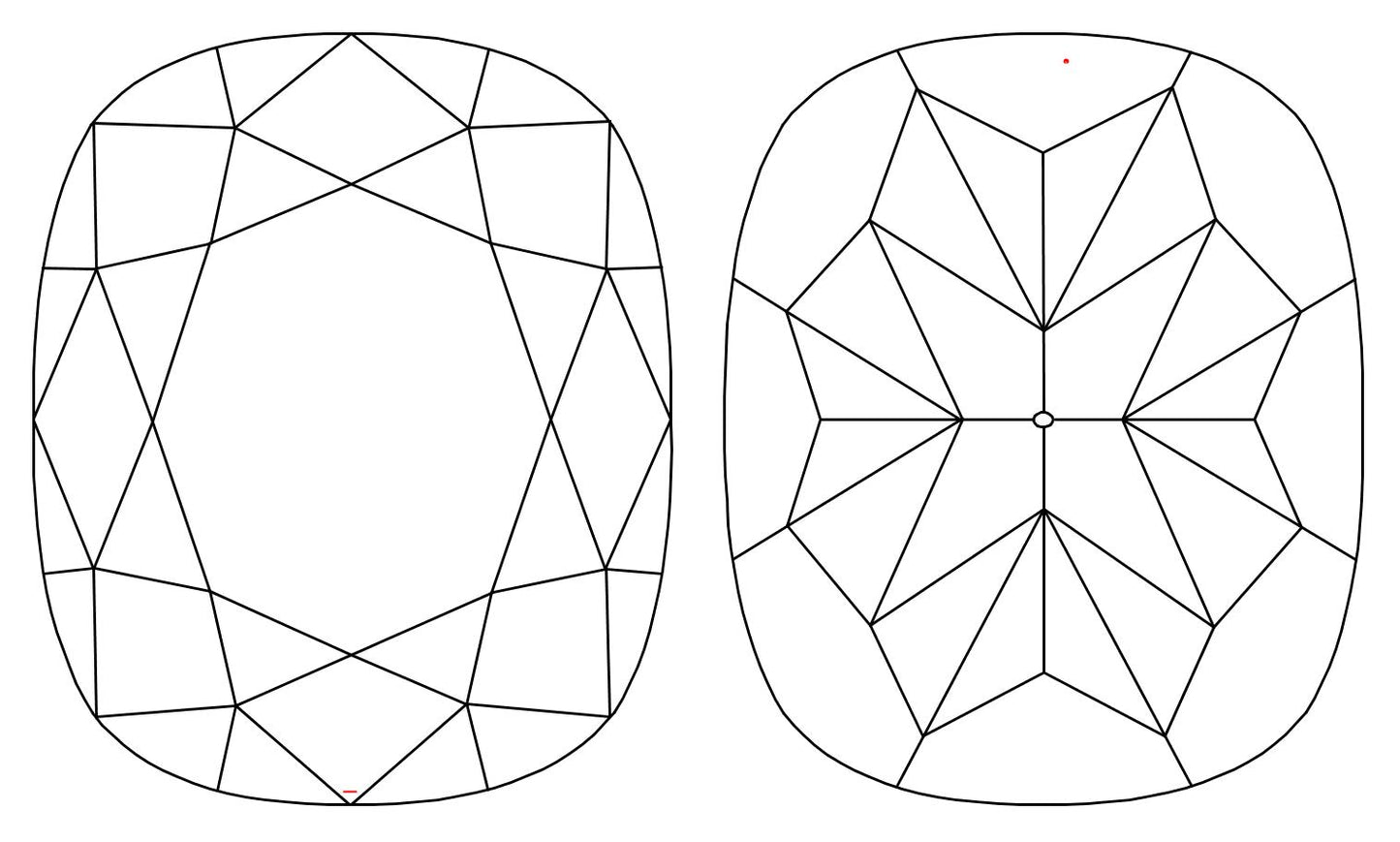 GIA 1 E-VVS2 Cushion Diamond