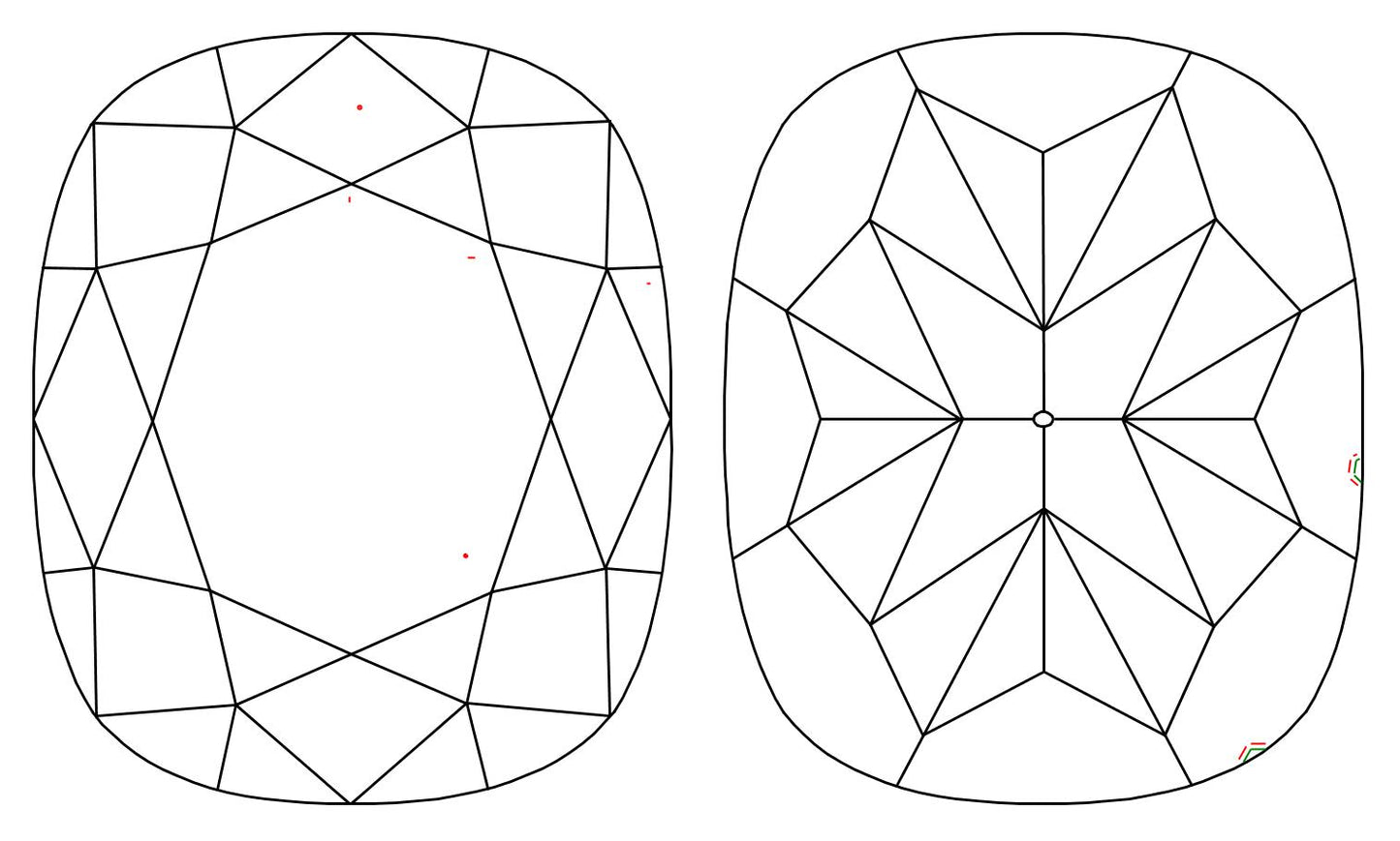 GIA 1.02 D-VVS2 Cushion Diamond