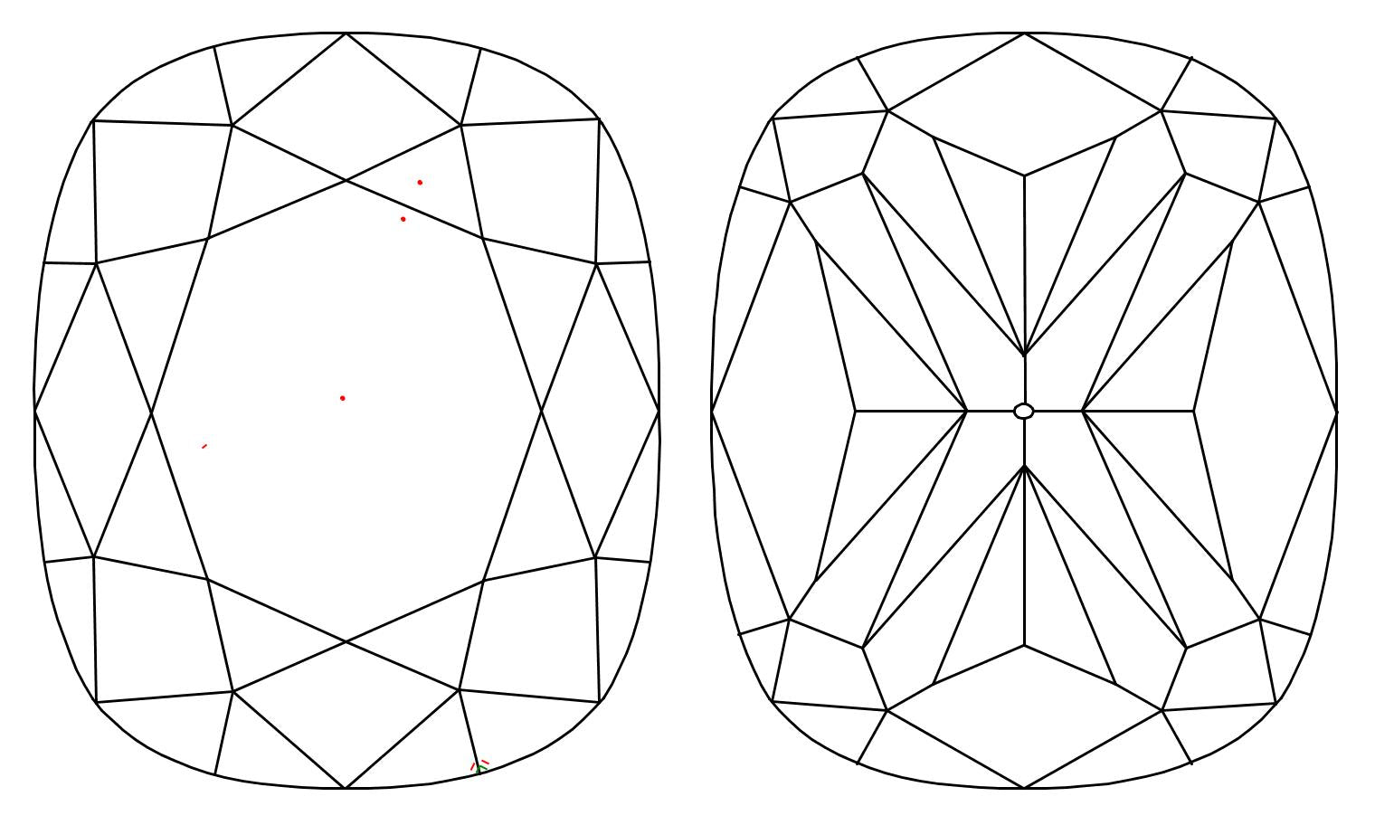GIA 1.02 D-VVS2 Cushion Diamond