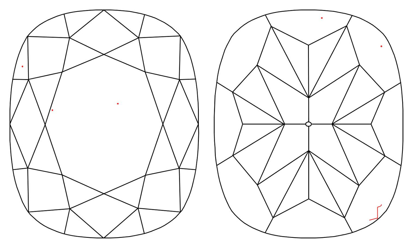 GIA 1 I-VVS2 Cushion Diamond