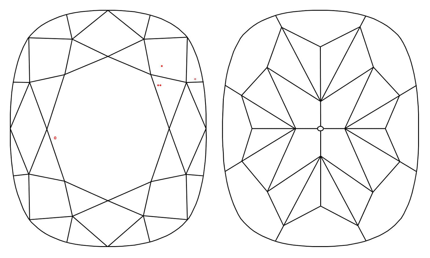GIA 1 H-VS1 Cushion Diamond
