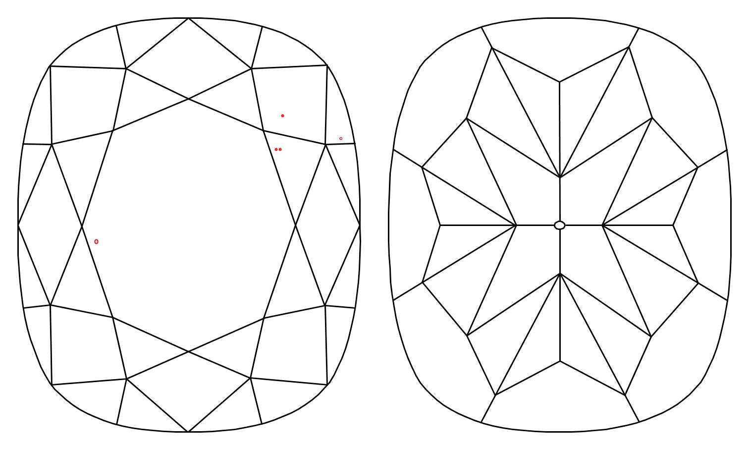 GIA 1 H-VS1 Cushion Diamond